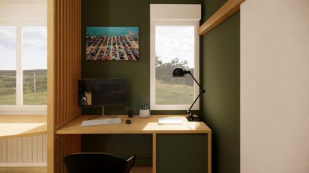 Agencement et Décoration d'un Bureau Bibliothèque pour Toute la Famille 73B