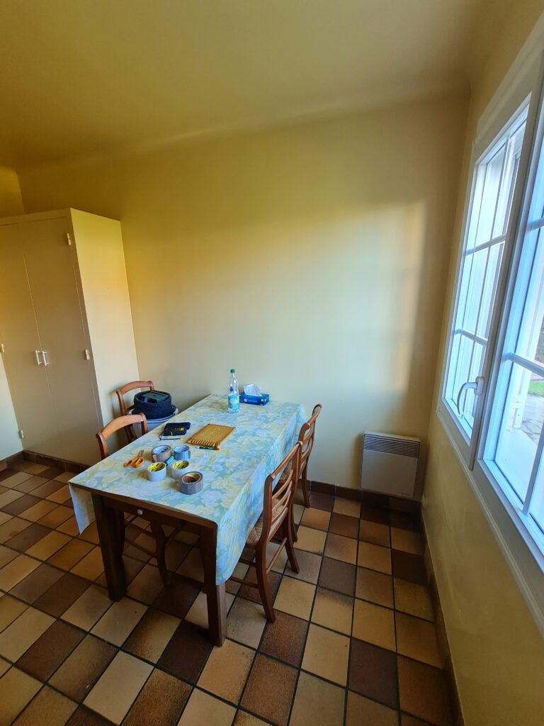 Avant Aménagement et Décoration d'une Cuisine et Son Séjour Art Déco