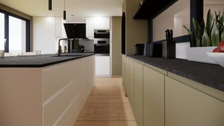 Rénovation Cuisine Moderne Chic et Sobre Sautron 06