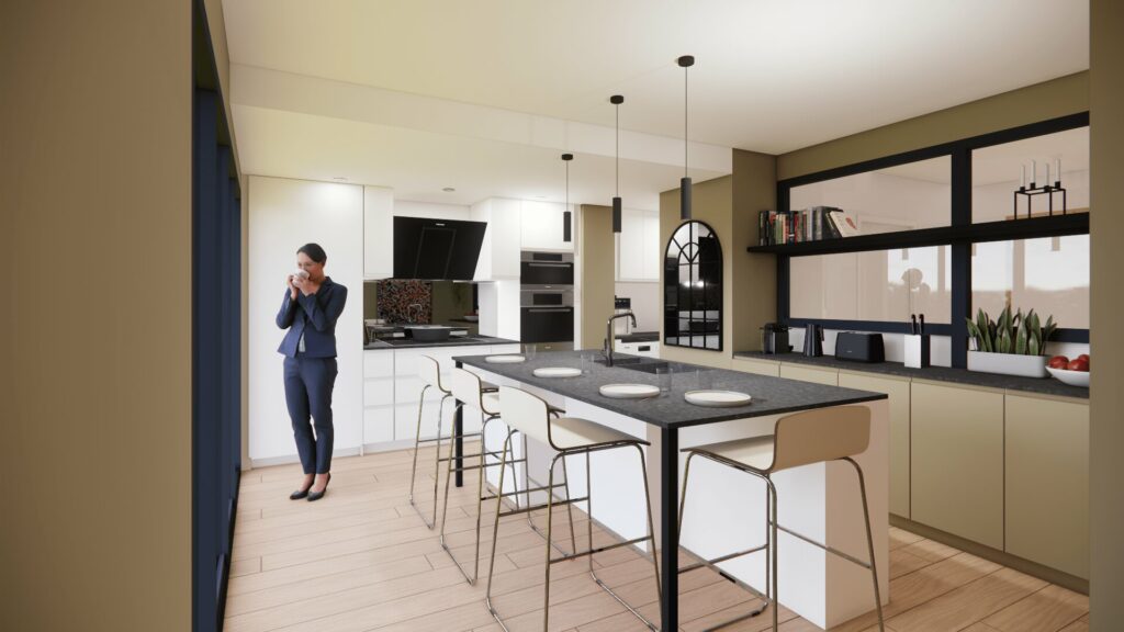 Rénovation Cuisine Moderne Chic et Sobre Sautron 22