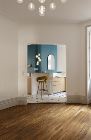 Rénovation d'un appartement ancien et sa cuisine réalisé par Home & Conscience à Nantes centre-ville